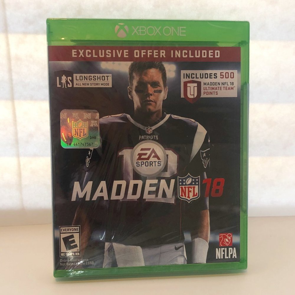 FINAL! NEW! MADDEN 18 XBOX ONE - TOM BRADY